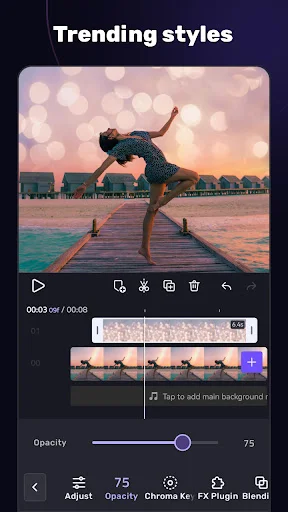AI Video Editor VivaCut ڈاؤن لوڈ کریں – پروفیشنل ویڈیو ایڈیٹنگ ایپ - Screenshot 3