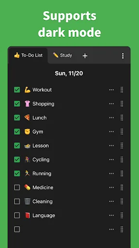 Daily Checklist ڈاؤن لوڈ کریں – روزانہ کے کاموں کو منظم کریں - Screenshot 3