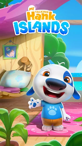 My Talking Hank: Islands ڈاؤن لوڈ کریں – تفریحی جزیرہ ایڈونچر - Screenshot 16