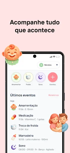 Nona – Assistente para Bebês ڈاؤن لوڈ کریں – بچے کی نیند اور معمولات - Screenshot 2