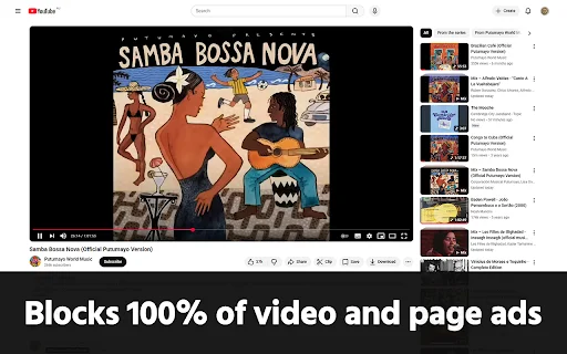 GoodTube: YouTube کے لیے بہترین Adblock اور Shorts ہٹانے والی ایکسٹینشن - Screenshot 1