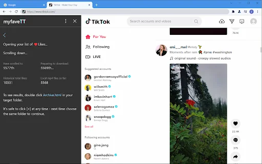 myfaveTT ڈاؤن لوڈ کریں – TikTok ویڈیوز محفوظ کرنے کا بہترین ٹول - Screenshot 2
