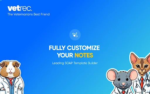 VetRec Chrome Extension ڈاؤن لوڈ کریں – کلینیکل نوٹس خودکار بنائیں - Screenshot 3