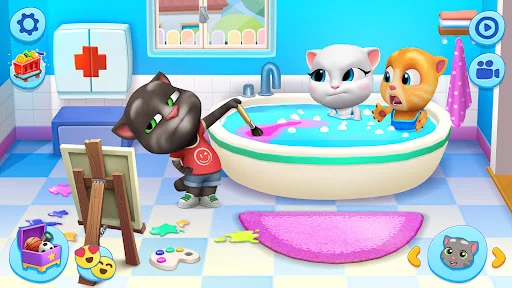 My Talking Tom Friends ڈاؤن لوڈ کریں – بچوں کے لیے بہترین تفریحی گیم - Screenshot 17
