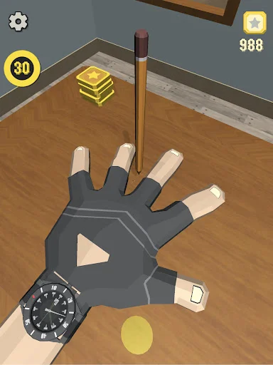 Knife Finger Game ڈاؤن لوڈ کریں – دلچسپ اور چیلنجنگ فنگر گیم - Screenshot 11