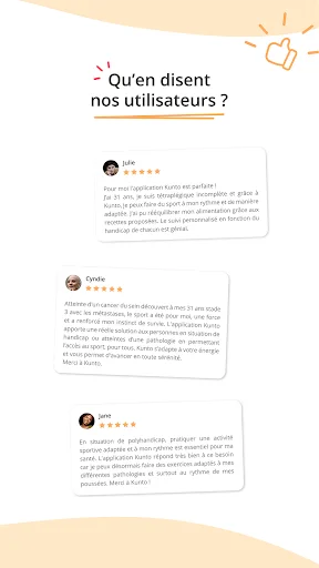 Kunto: Nutrition Sport Adapté ڈاؤن لوڈ کریں – فٹنس اور باڈی بلڈنگ ایپ - Screenshot 7