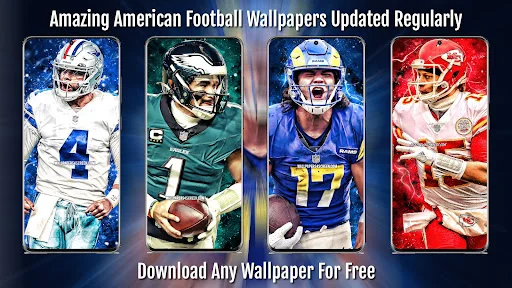 American Football Wallpapers ڈاؤن لوڈ کریں – بہترین HD وال پیپرز - Screenshot 1