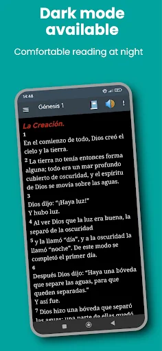 Reina Valera 1960 Bible ڈاؤن لوڈ کریں – ہسپانوی بائبل آڈیو کے ساتھ - Screenshot 5