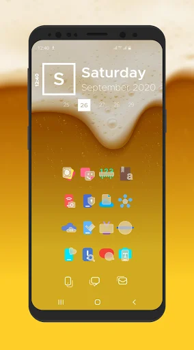 Bluric Icon Pack ڈاؤن لوڈ کریں – Frozen Glass اسٹائل مفت - Screenshot 3