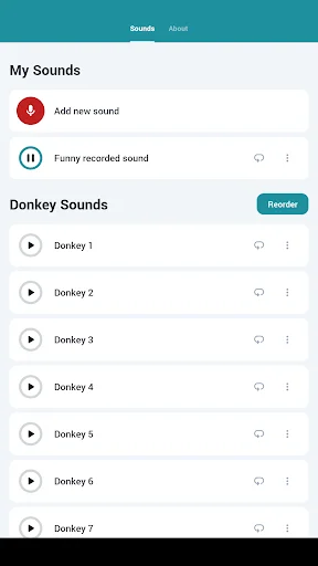 Donkey Sounds ڈاؤن لوڈ کریں – گدھے کی آوازیں مفت حاصل کریں - Screenshot 7