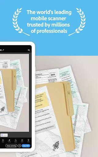 Adobe Scan AI PDF Scanner ڈاؤن لوڈ کریں – بہترین OCR ایپ - Screenshot 10