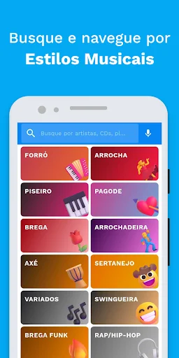 Sua Música ایپ ڈاؤن لوڈ کریں – برازیلی موسیقی سنیں اور ڈاؤن لوڈ کریں - Screenshot 7