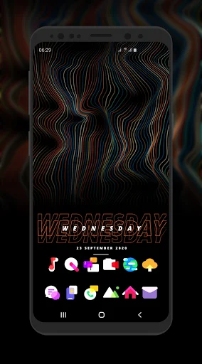 Bluric Icon Pack ڈاؤن لوڈ کریں – Frozen Glass اسٹائل مفت - Screenshot 1