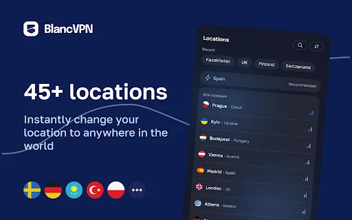 BlancVPN ڈاؤن لوڈ کریں – تیز رفتار اور محفوظ پراکسی - Screenshot 2