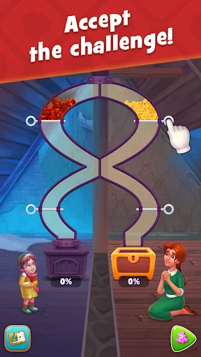 Gardenscapes ڈاؤن لوڈ کریں – دلچسپ میچ-3 پزل اور گارڈن ڈیزائن گیم - Screenshot 3