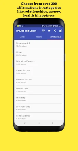 Creation – Voice Affirmations ڈاؤن لوڈ کریں – خود کار توثیق - Screenshot 5