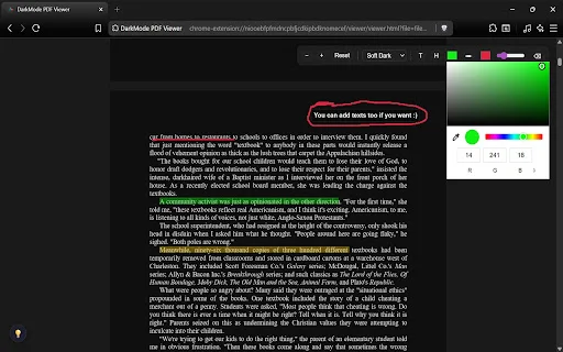 Eclipse PDF ڈاؤن لوڈ کریں – ڈارک موڈ اور پی ڈی ایف ایڈیٹر - Screenshot 1