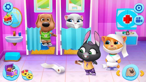 My Talking Tom Friends ڈاؤن لوڈ کریں – بچوں کے لیے بہترین تفریحی گیم - Screenshot 21