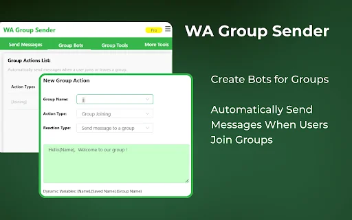 WAWebSender ڈاؤن لوڈ کریں – WhatsApp گروپس کے لیے بہترین بلک میسجنگ ٹول - Screenshot 4