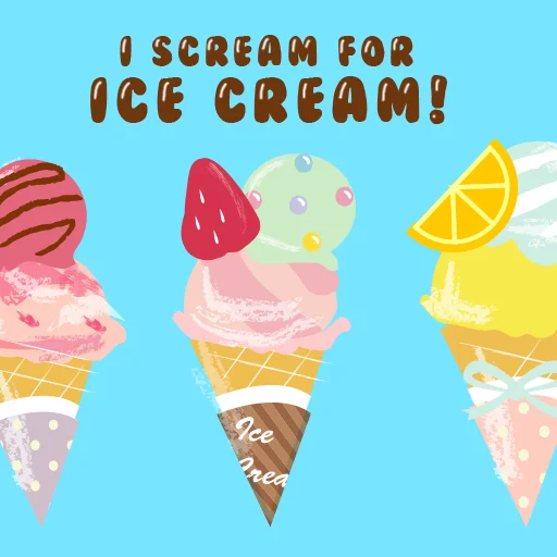 Theme-I Scream for Ice Cream! ڈاؤن لوڈ کریں – پیارا اور رنگین تھیم