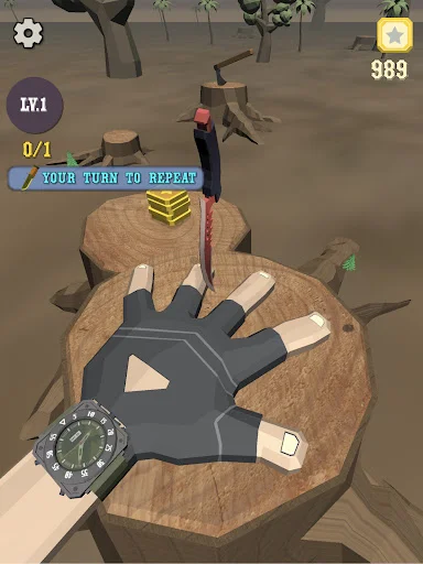 Knife Finger Game ڈاؤن لوڈ کریں – دلچسپ اور چیلنجنگ فنگر گیم - Screenshot 20