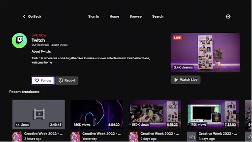 Twitch ڈاؤن لوڈ کریں – لائیو سٹریمنگ اور گیمنگ کا بہترین تجربہ - Screenshot 17