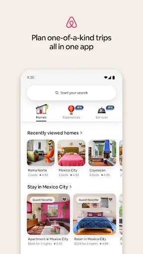 Airbnb ایپ ڈاؤن لوڈ کریں – دنیا بھر میں رہائش اور تجربات بک کریں - Screenshot 1