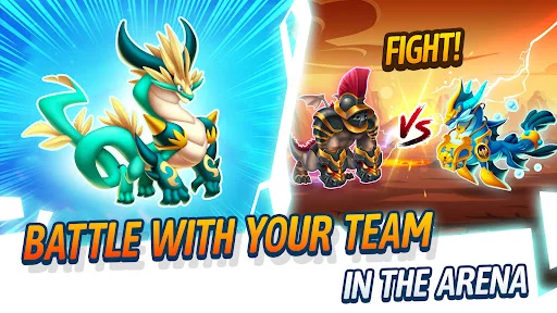 Dragon City: Mobile Adventure ڈاؤن لوڈ کریں – ڈریگن پالیں اور لڑیں - Screenshot 3
