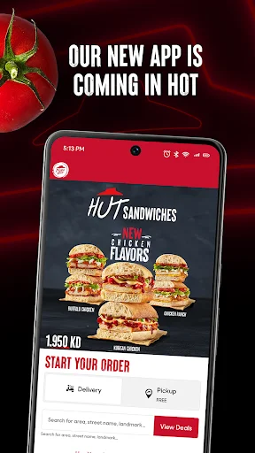 Pizza Hut KWT ایپ ڈاؤن لوڈ کریں – کویت میں مزیدار پیزا آرڈر کریں - Screenshot 1