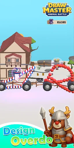 Draw & Smash Animal Cars 3D ڈاؤن لوڈ کریں – تخلیقی جنگی کھیل - Screenshot 2