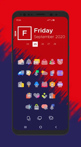 Bluric Icon Pack ڈاؤن لوڈ کریں – Frozen Glass اسٹائل مفت - Screenshot 4