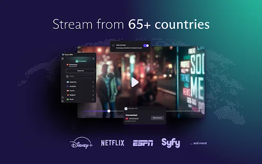 Proton VPN ڈاؤن لوڈ کریں – تیز، محفوظ اور مفت VPN ایکسٹینشن - Screenshot 3