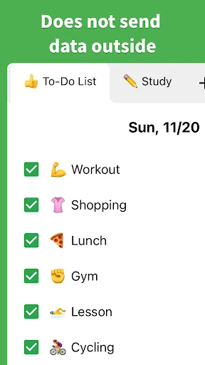 Daily Checklist ڈاؤن لوڈ کریں – روزانہ کے کاموں کو منظم کریں - Screenshot 5