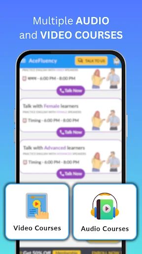 Ace Fluency ڈاؤن لوڈ کریں – انگریزی بولنے کی پریکٹس ایپ - Screenshot 7