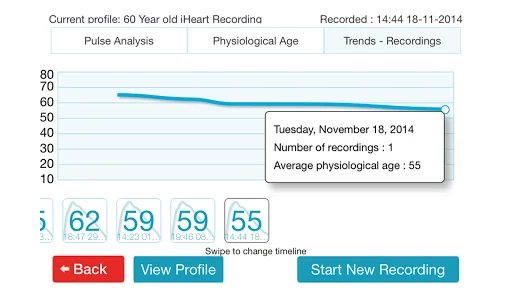 iHeart Internal Age APK ڈاؤن لوڈ کریں – اپنی صحت اور عمر کی پیمائش کریں - Screenshot 3