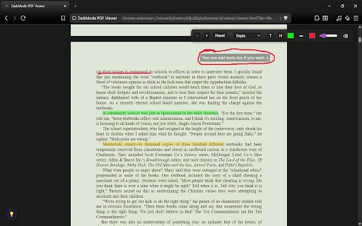 Eclipse PDF ڈاؤن لوڈ کریں – ڈارک موڈ اور پی ڈی ایف ایڈیٹر - Screenshot 5