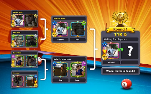 8 Ball Pool ڈاؤن لوڈ کریں – آن لائن ملٹی پلیئر گیم مفت - Screenshot 11