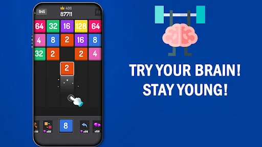 Number Games – 2048 Blocks ڈاؤن لوڈ کریں – بہترین پزل گیم - Screenshot 1