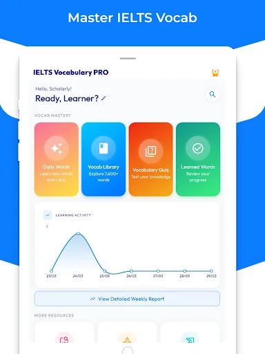 IELTS Vocabulary PRO ڈاؤن لوڈ کریں – آئیلٹس کی تیاری مفت - Screenshot 7