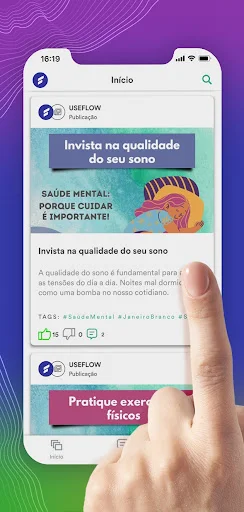 USEFLOW ڈاؤن لوڈ کریں – کمپنی کمیونیکیشن کا جدید ترین حل - Screenshot 1