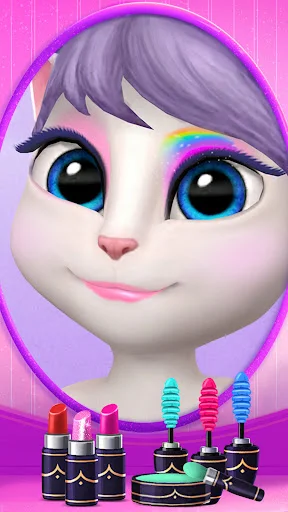 My Talking Angela ڈاؤن لوڈ کریں – بہترین ورچوئل پالتو گیم - Screenshot 2