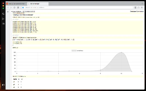 SQLite Manager ڈاؤن لوڈ کریں – براؤزر میں SQLite ڈیٹا بیس کا انتظام - Screenshot 1