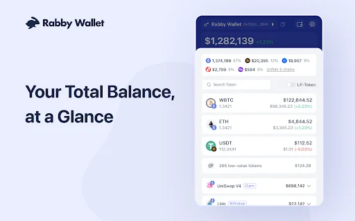 Rabby Wallet ڈاؤن لوڈ کریں – Ethereum اور EVM کے لیے بہترین کرپٹو والیٹ - Screenshot 2