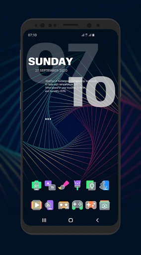 Bluric Icon Pack ڈاؤن لوڈ کریں – Frozen Glass اسٹائل مفت - Screenshot 8