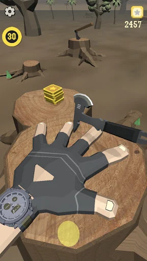 Knife Finger Game ڈاؤن لوڈ کریں – دلچسپ اور چیلنجنگ فنگر گیم - Screenshot 4