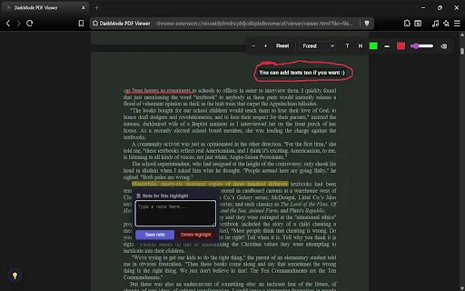 Eclipse PDF ڈاؤن لوڈ کریں – ڈارک موڈ اور پی ڈی ایف ایڈیٹر - Screenshot 2