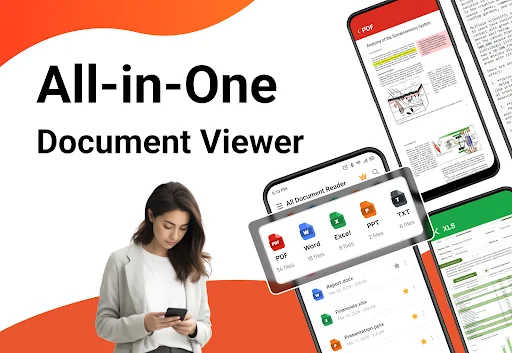 All Document Reader ڈاؤن لوڈ کریں – PDF اور ورڈ فائلز کے لیے بہترین ایپ - Screenshot 1