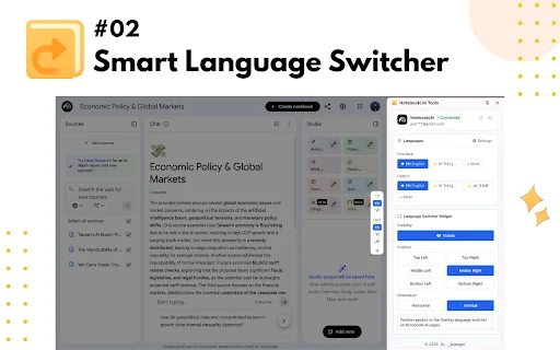NotebookLM Tools ڈاؤن لوڈ کریں – پروڈکٹیوٹی اور سورس مینجمنٹ - Screenshot 2