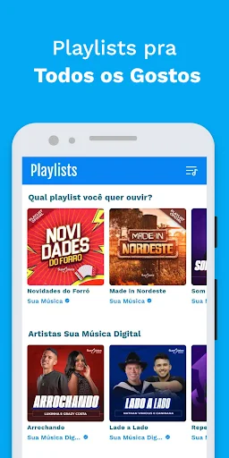 Sua Música ایپ ڈاؤن لوڈ کریں – برازیلی موسیقی سنیں اور ڈاؤن لوڈ کریں - Screenshot 5