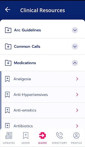 Med App ڈاؤن لوڈ کریں – جدید ہسپتال ہینڈ بک مفت حاصل کریں - Screenshot 2